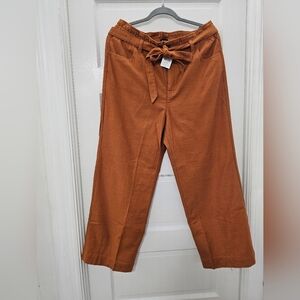 J. Crew Brown Chino Pants with Straight-Leg Cut